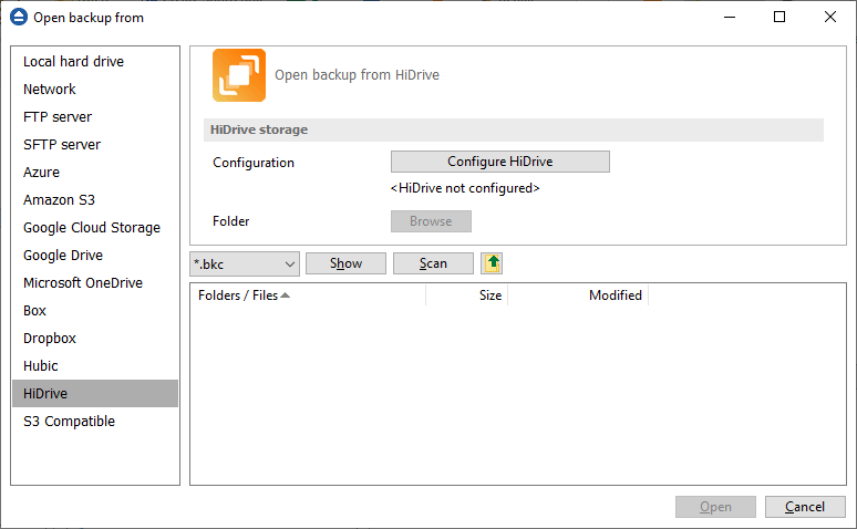 open-backup-hidrive open-backup-hidrive