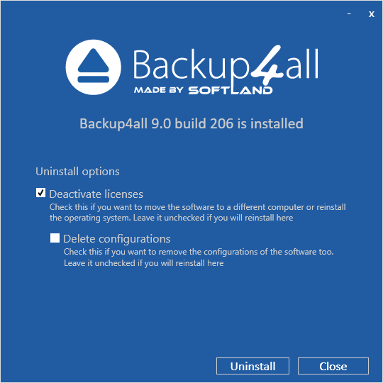 Uninstall Uninstall