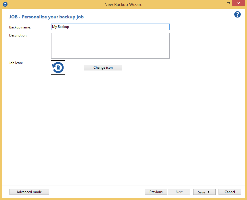 How to configure a new backup How to configure a new backup