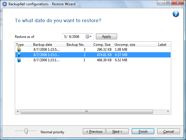 restore backup restore backup