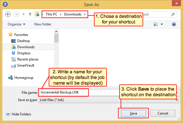 How to create a shortcut How to create a shortcut