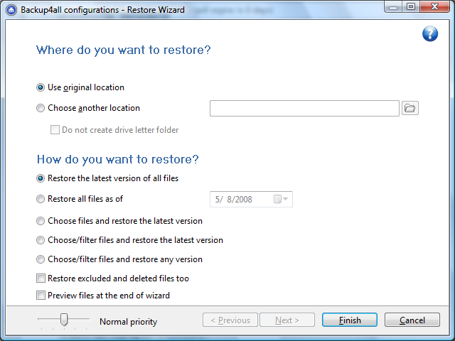 restore backup restore backup