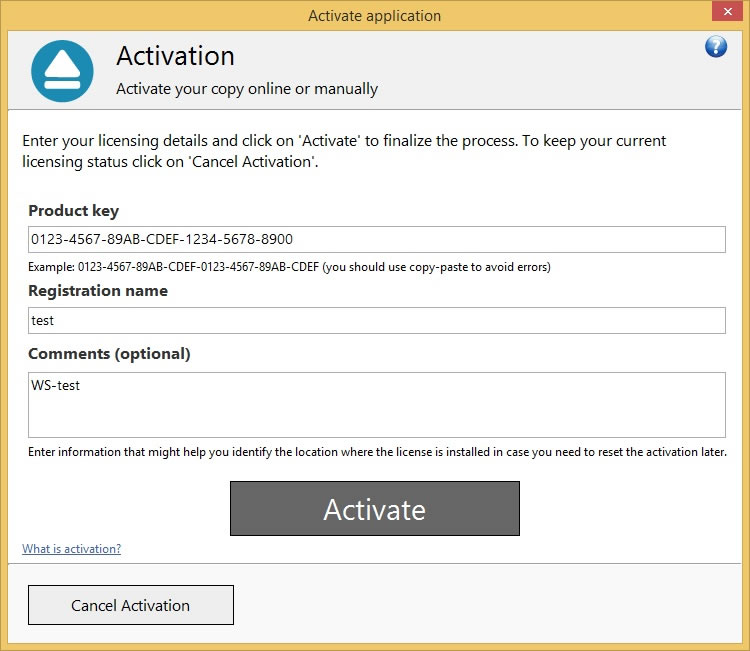 Backup4all 6 - Online Activation 2 Backup4all 6 - Online Activation 2