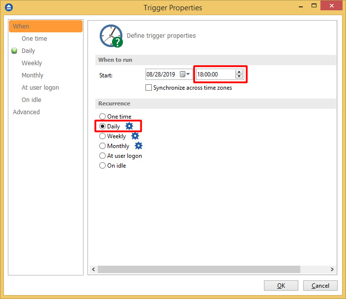 Continuous backup Continuous backup