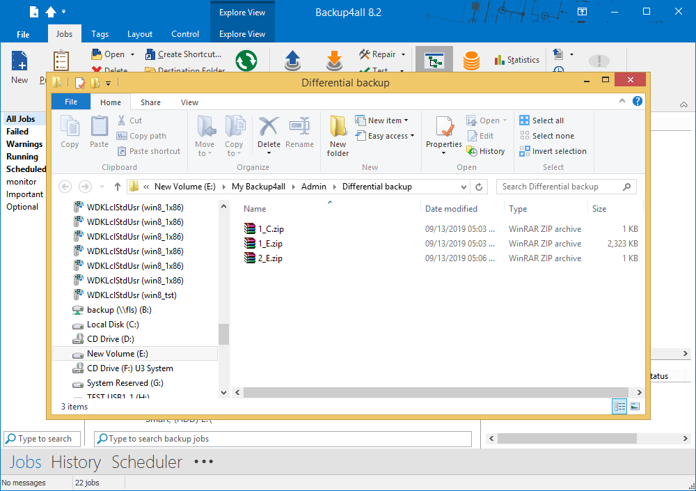 Differential backup - 3 Differential backup - 3
