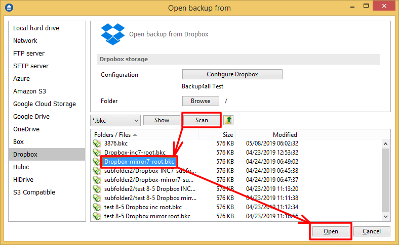 what is dropbox backup