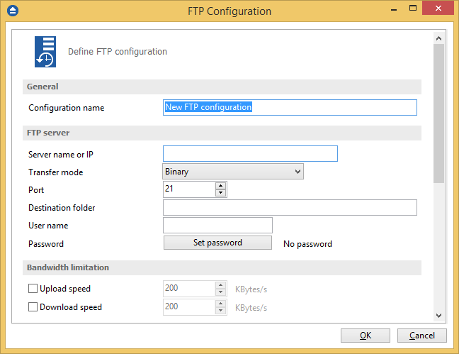 FTP Options FTP Options