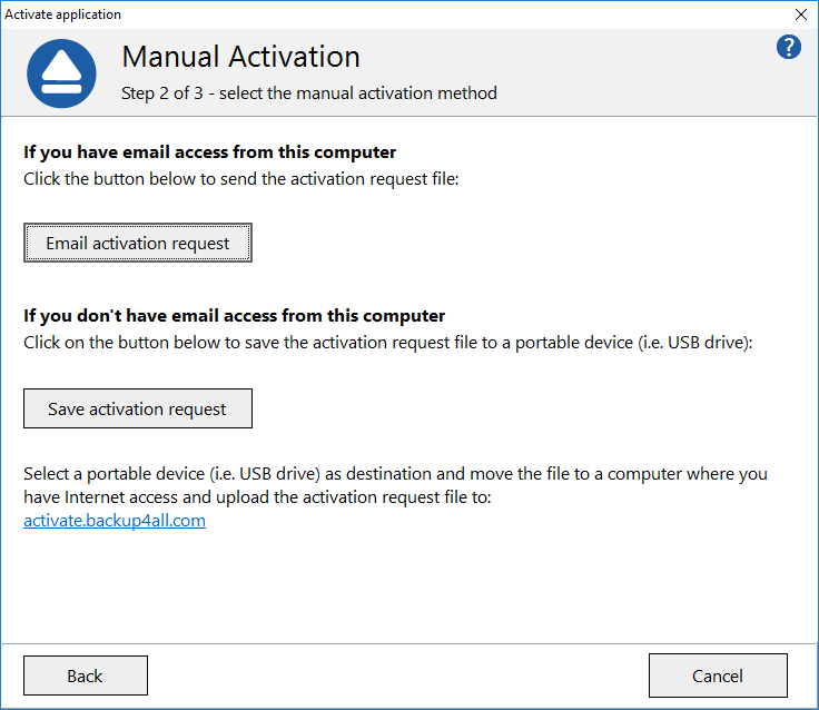 Backup4all 9 - Manual Activation 4 Backup4all 9 - Manual Activation 4