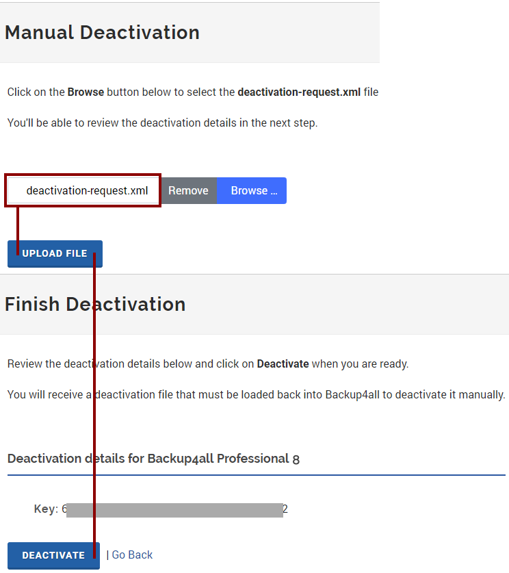 Manual Deactivation 2 Manual Deactivation 2