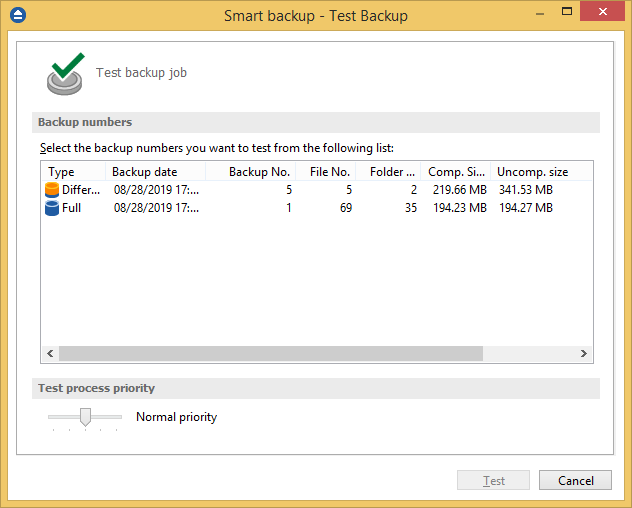 Smart backup Smart backup